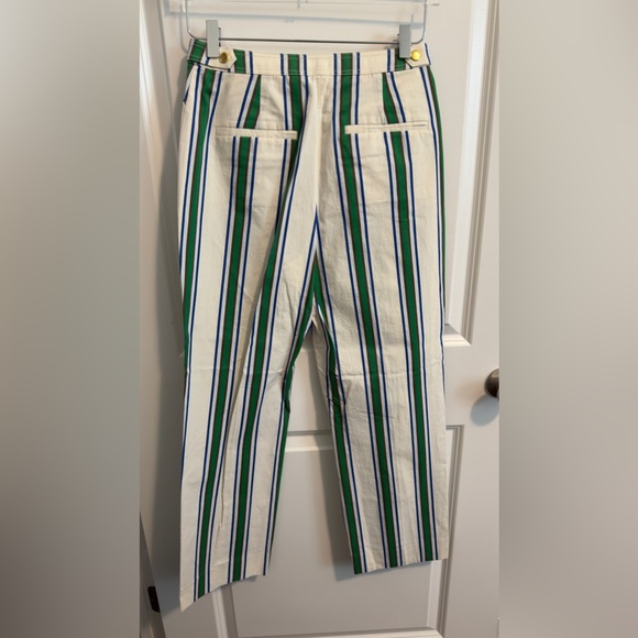 Tory Burch Awning stripe Pants.  Size 2. - Picture 2 of 11